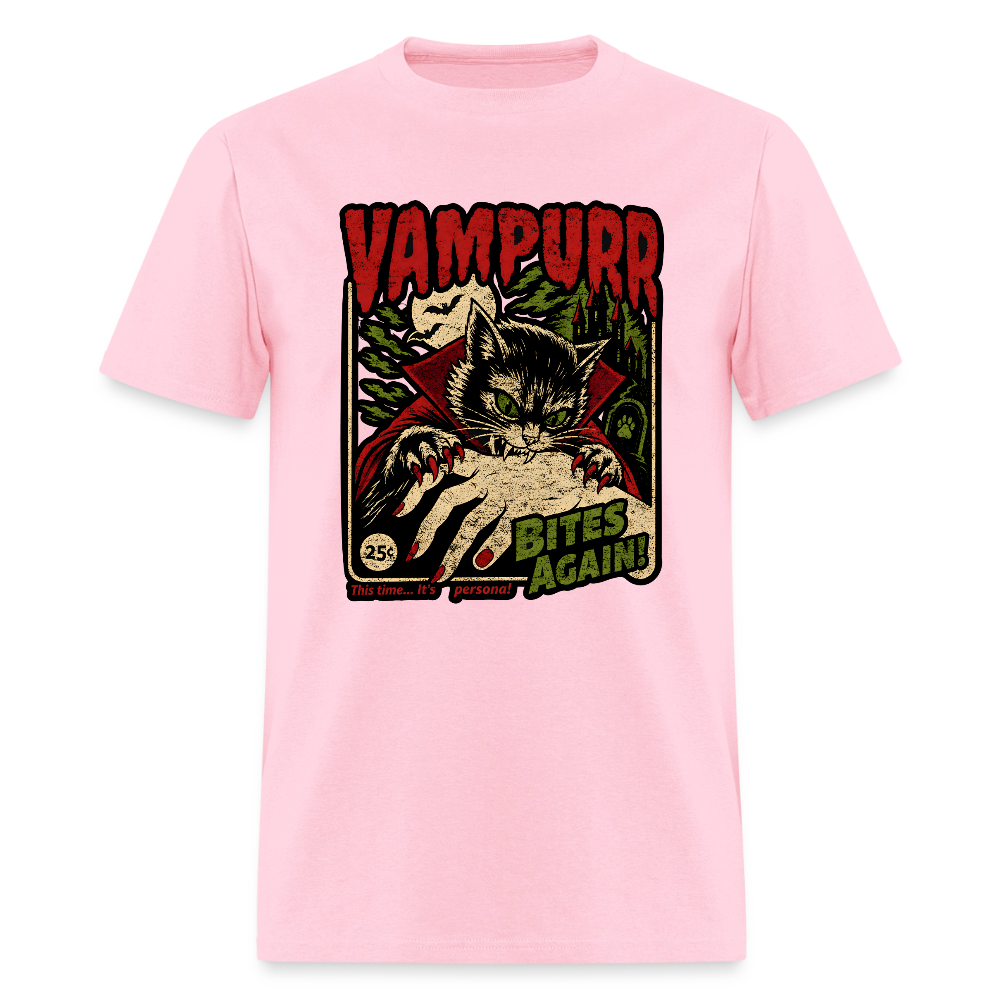Vampurr Bites Again Shirt - pink