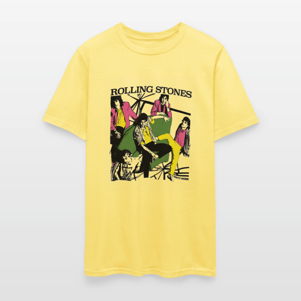 Rolling Stones Shirt - cornsilk
