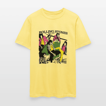 Rolling Stones Shirt - cornsilk