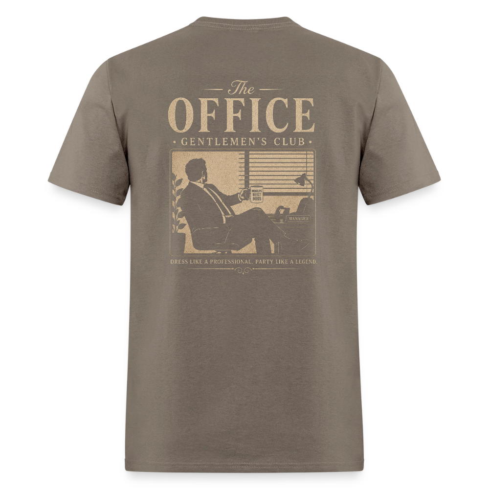 "The Office" Gentlemen's Club Tee - safari