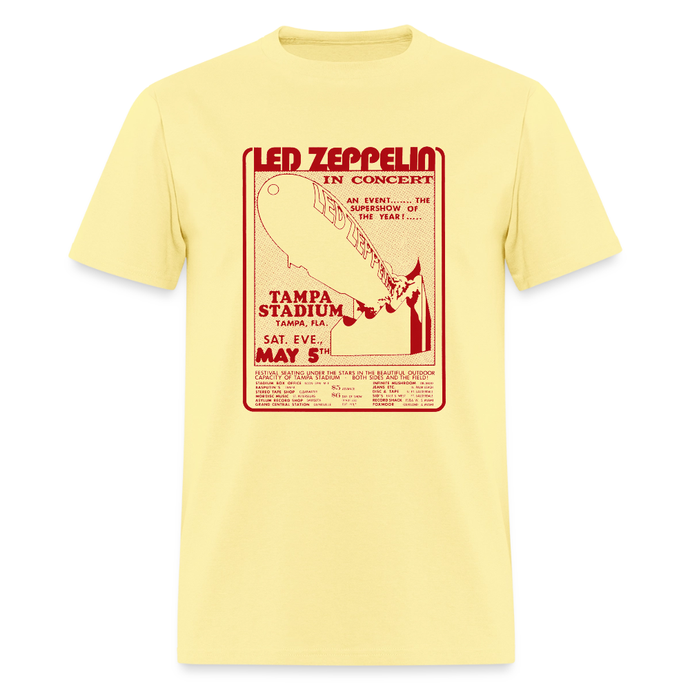 Zeppelin Tampa Stadium Shirt - cornsilk
