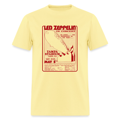 Zeppelin Tampa Stadium Shirt - cornsilk