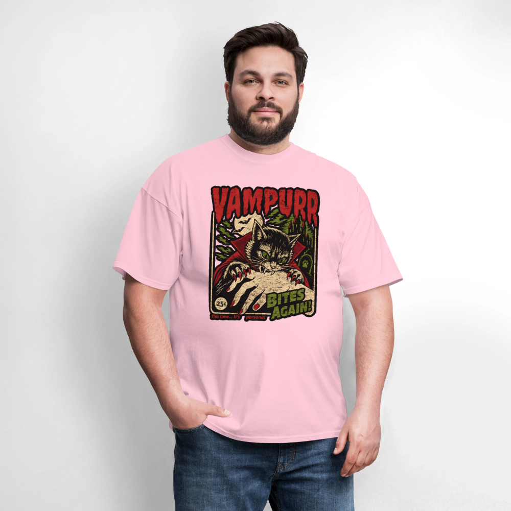 Vampurr Bites Again Shirt - pink
