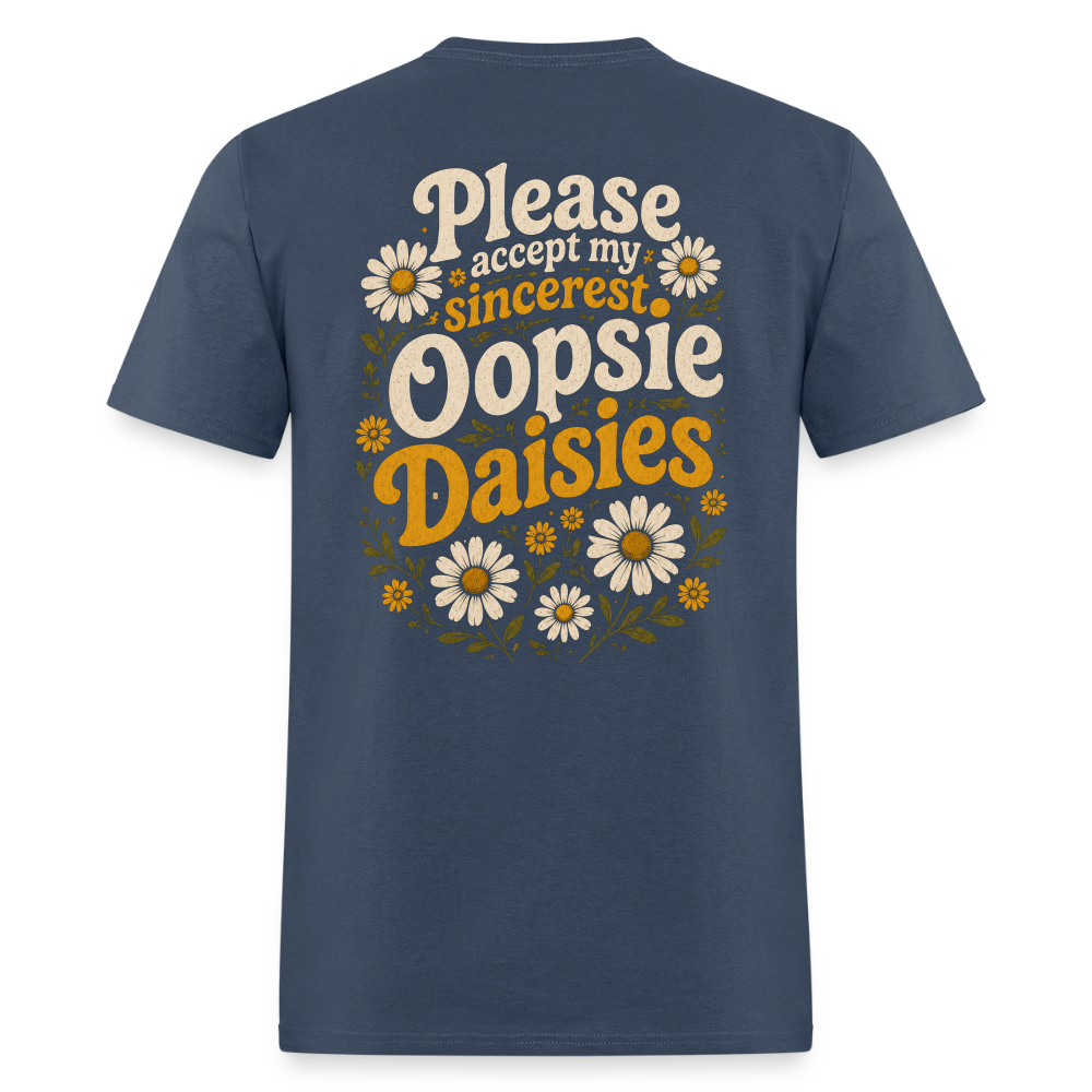 Oopsie Daisies Shirt -  blue dusk