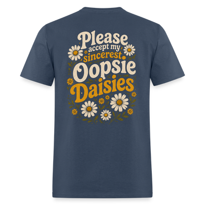 Oopsie Daisies Shirt -  blue dusk