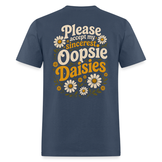 Oopsie Daisies Shirt -  blue dusk