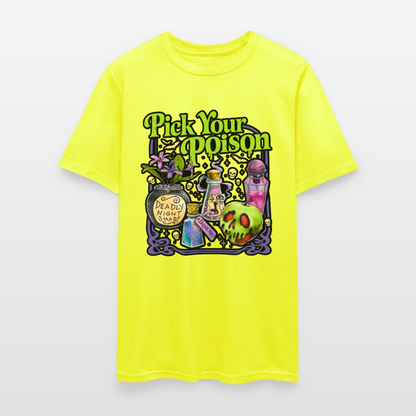Pick Your Poison Shirt - safety green