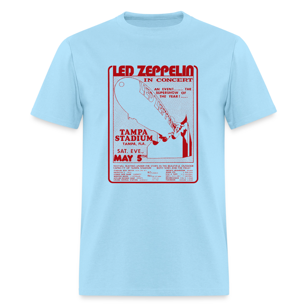 Zeppelin Tampa Stadium Shirt - powder blue