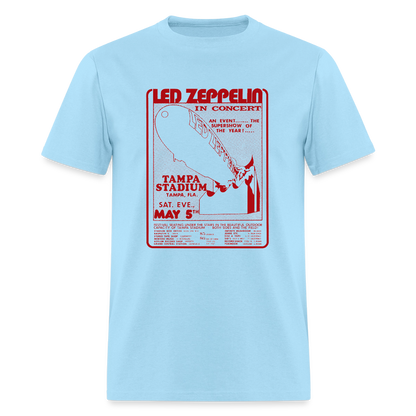 Zeppelin Tampa Stadium Shirt - powder blue