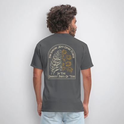 Flowers In The Dark™ Tee - charcoal
