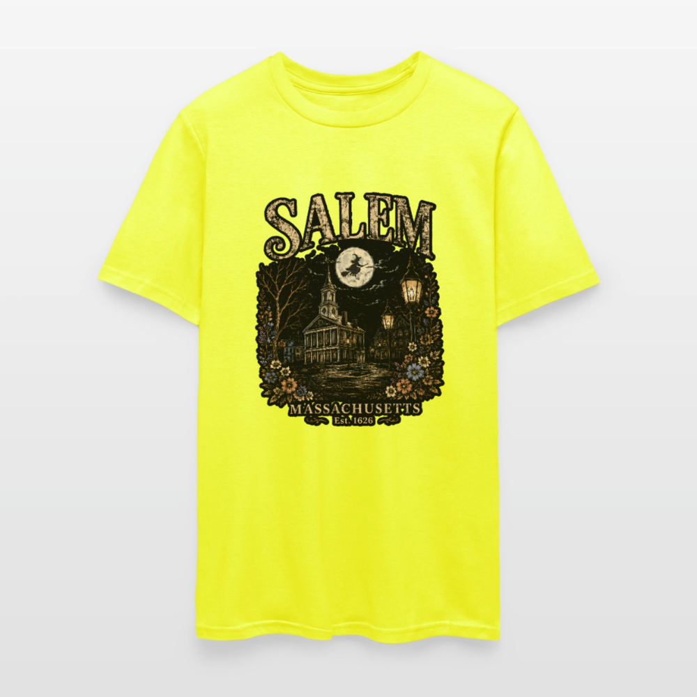 Salem Mass. Shirt - safety green