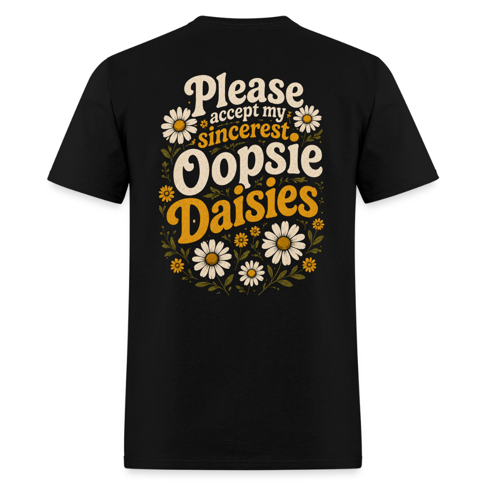 Oopsie Daisies Shirt - black