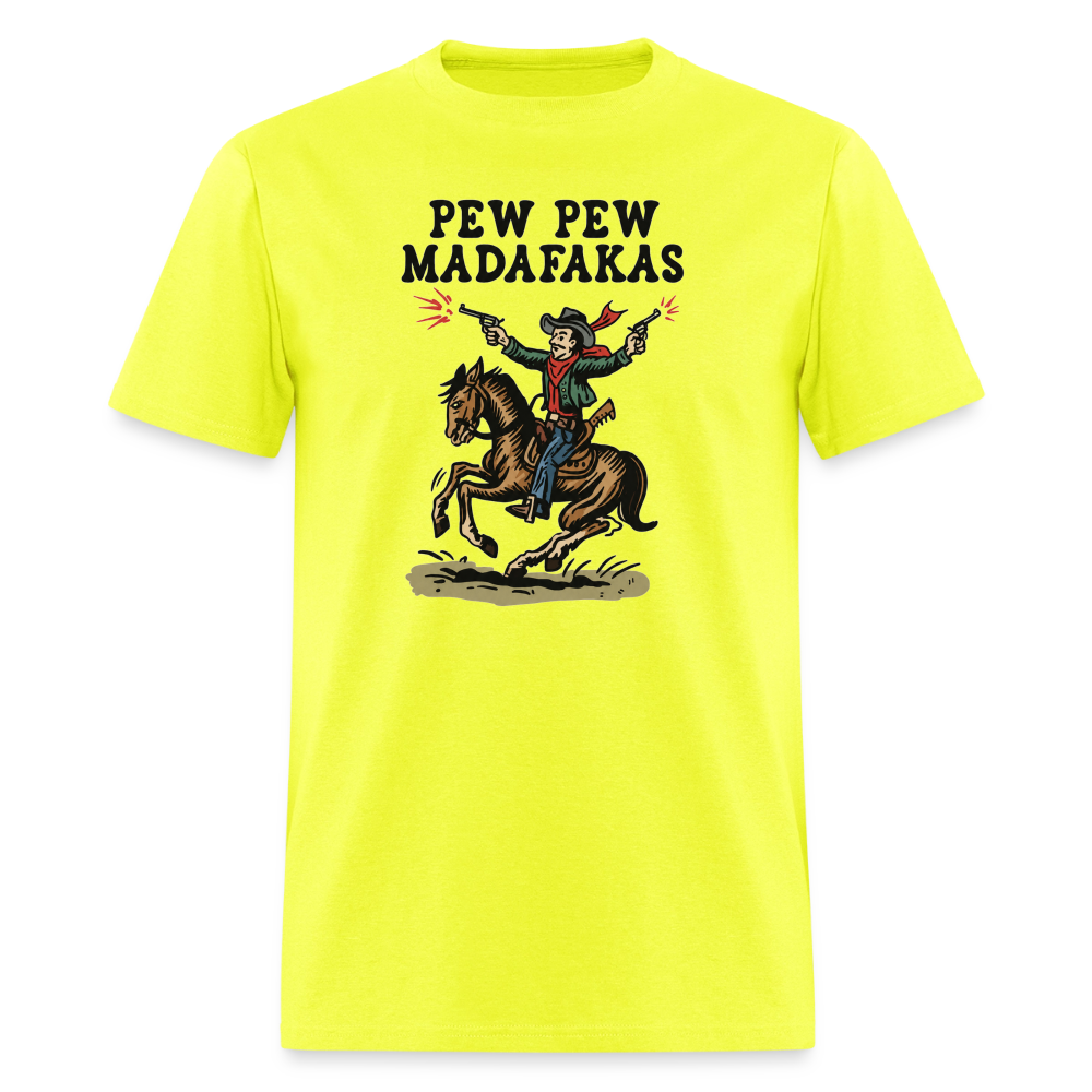 Pew Pew Shirt - safety green