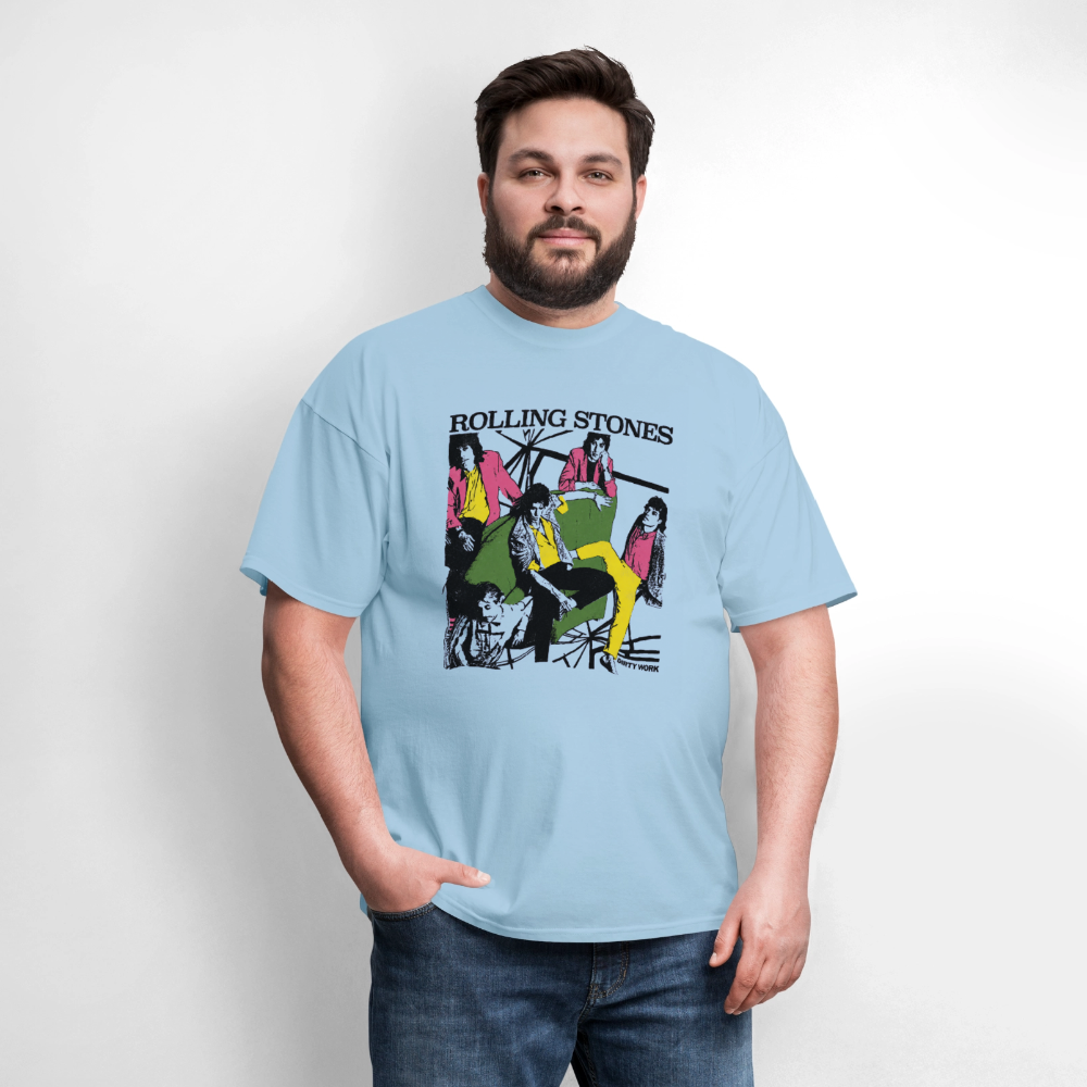 Rolling Stones Shirt - powder blue