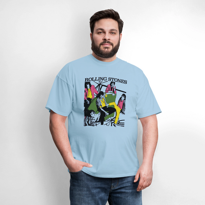 Rolling Stones Shirt - powder blue