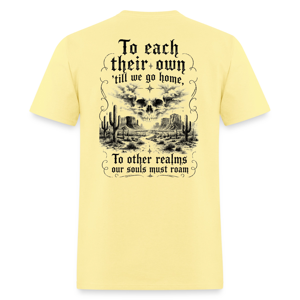 Turtles All the Way Down Tee - cornsilk
