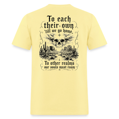 Turtles All the Way Down Tee - cornsilk