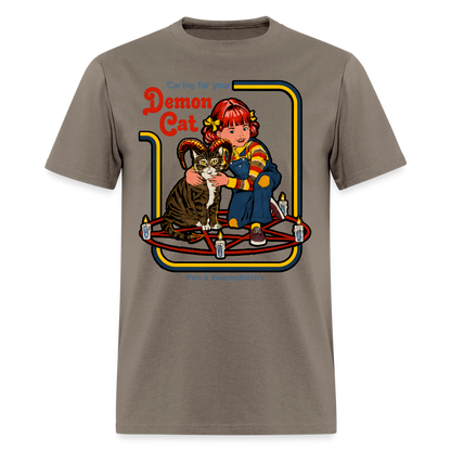 Demon Cat Shirt - safari