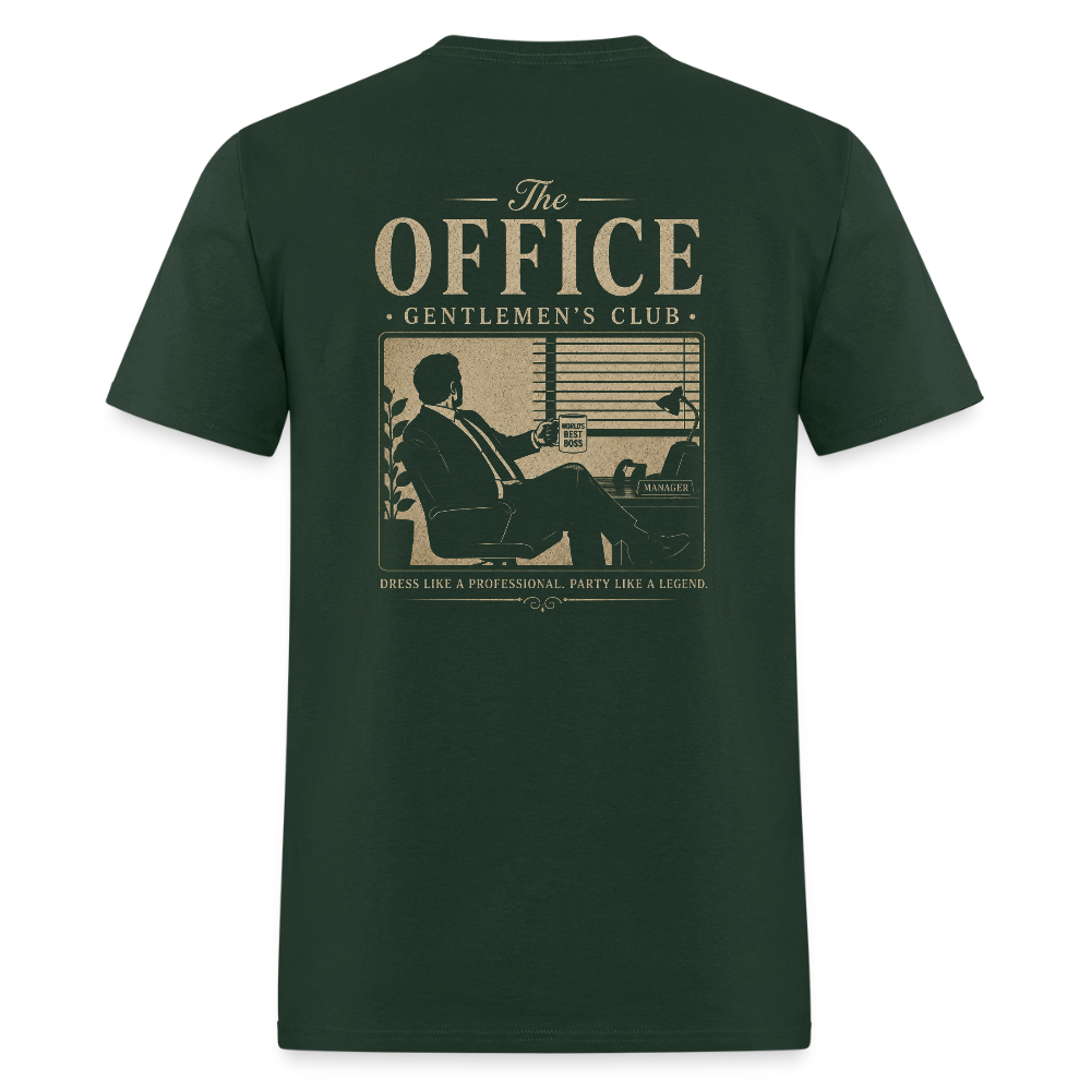 "The Office" Gentlemen's Club Tee - forest green