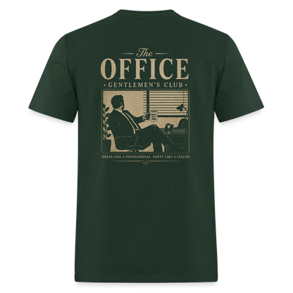 "The Office" Gentlemen's Club Tee - forest green