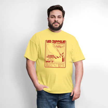 Zeppelin Tampa Stadium Shirt - cornsilk