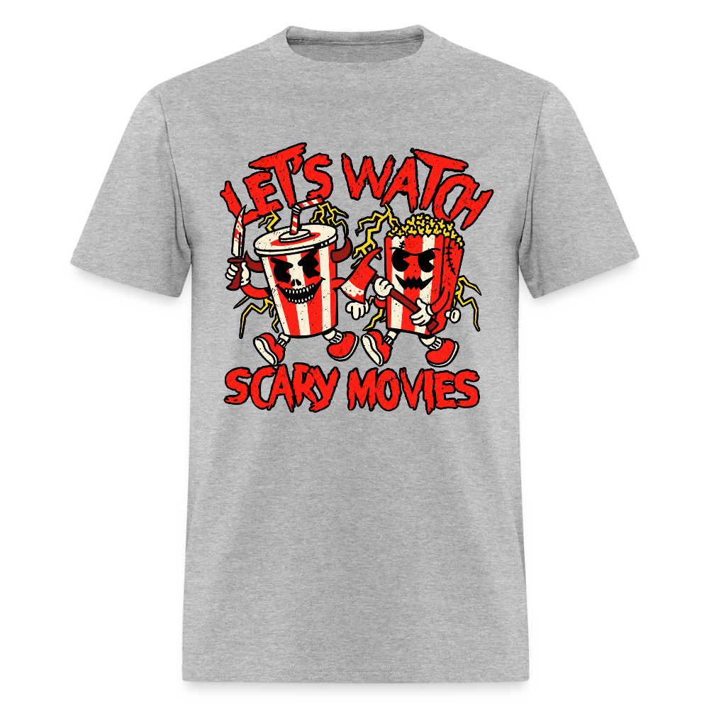 Scary Movies Shirt - heather gray