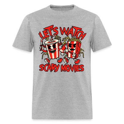 Scary Movies Shirt - heather gray