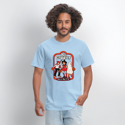 No Diggity Shirt - powder blue