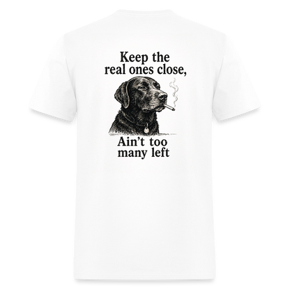 Keep the Real Ones Close Shirt - white