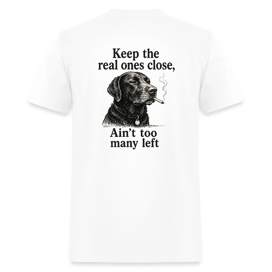 Keep the Real Ones Close Shirt - white