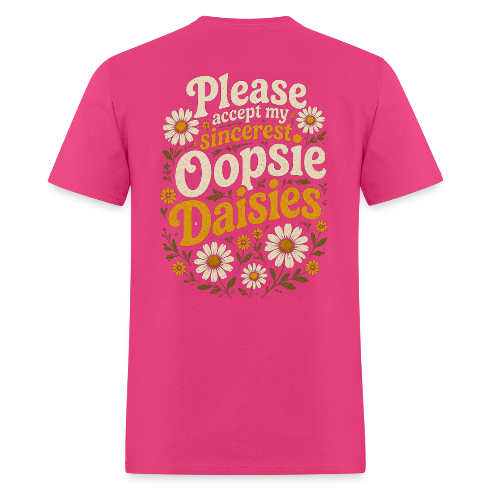 Oopsie Daisies Shirt - fuchsia