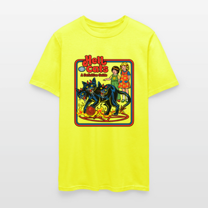 Hell Cats Shirt - safety green