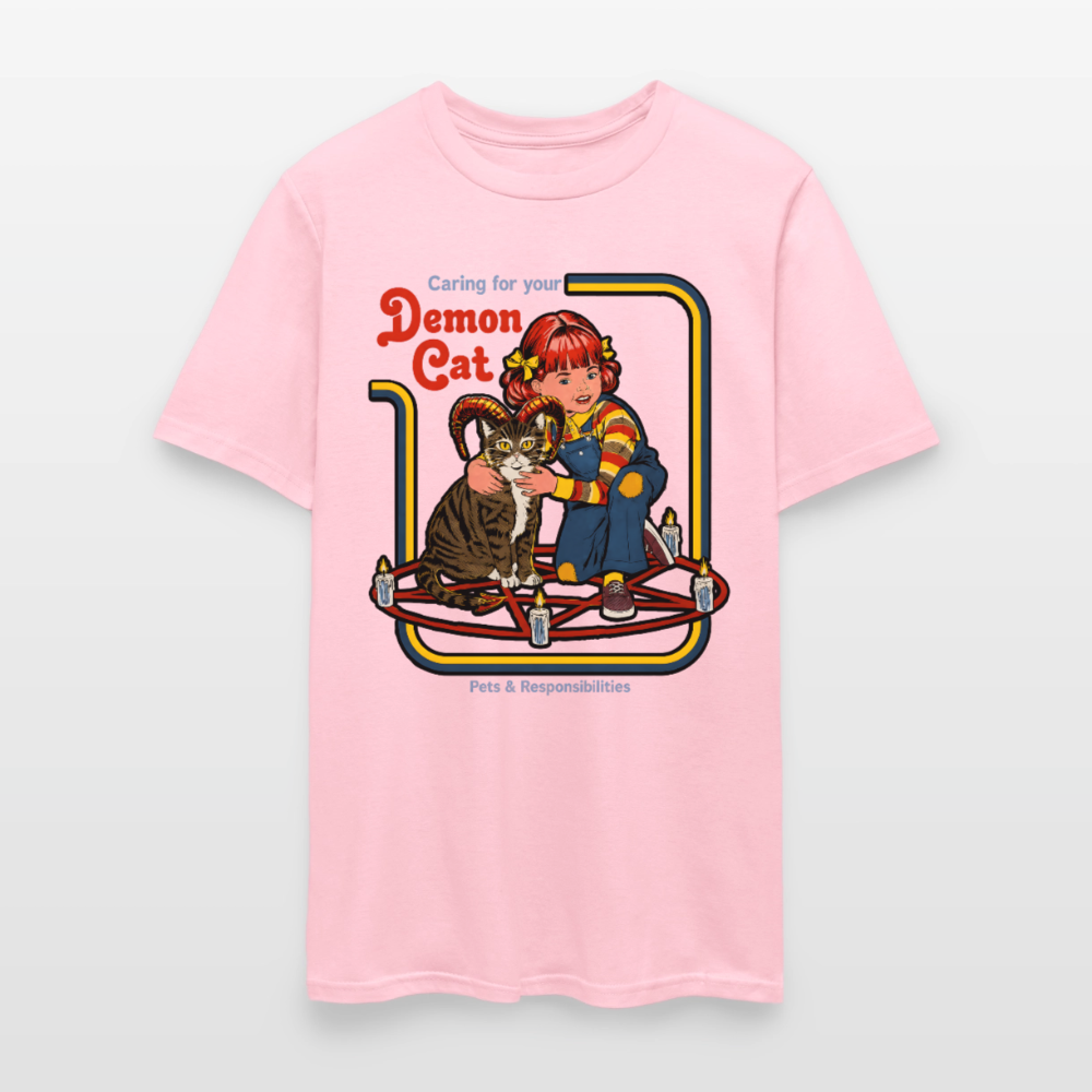 Demon Cat Shirt - pink