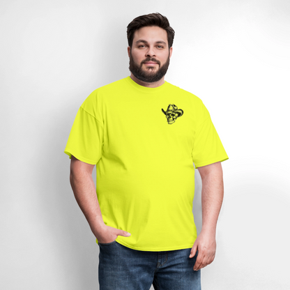 Turtles All the Way Down Tee - safety green