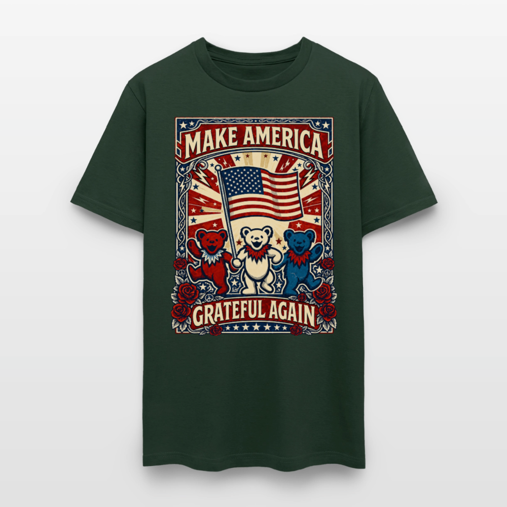 Make America Grateful Again Tee - forest green