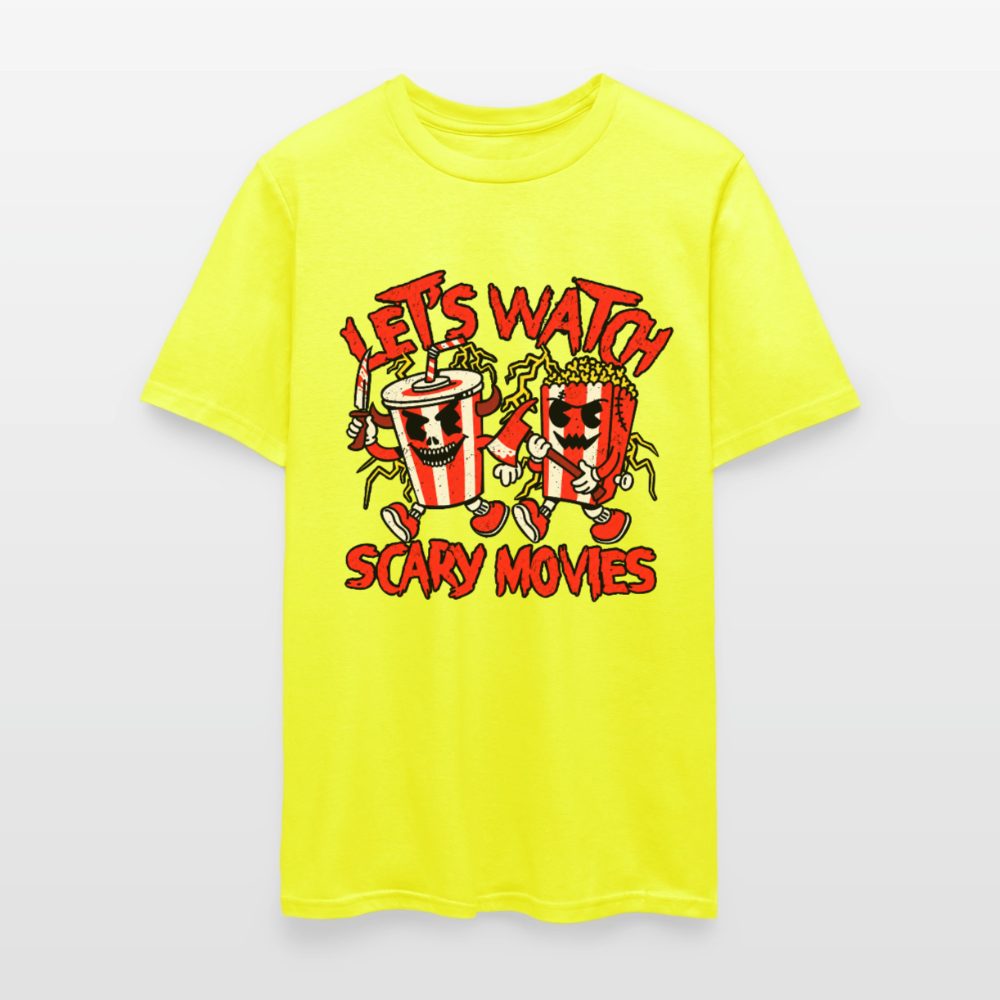 Scary Movies Shirt - safety green