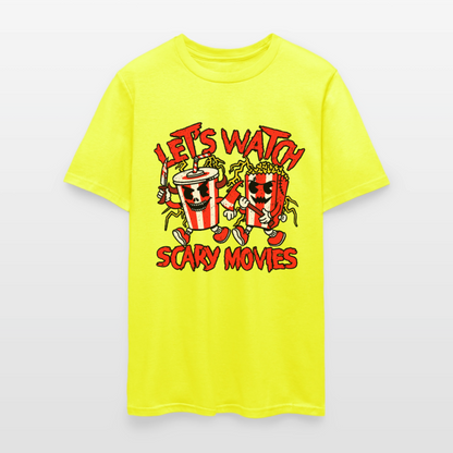 Scary Movies Shirt - safety green