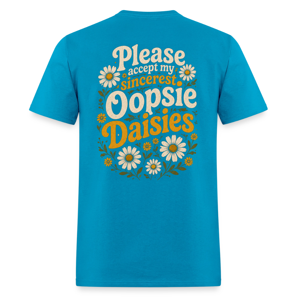 Oopsie Daisies Shirt - turquoise