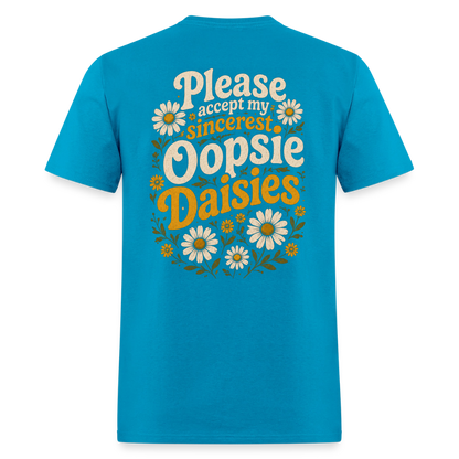 Oopsie Daisies Shirt - turquoise