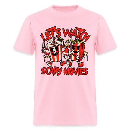 Scary Movies Shirt - pink