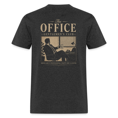 "The Office" Gentlemen's Club Tee - heather black