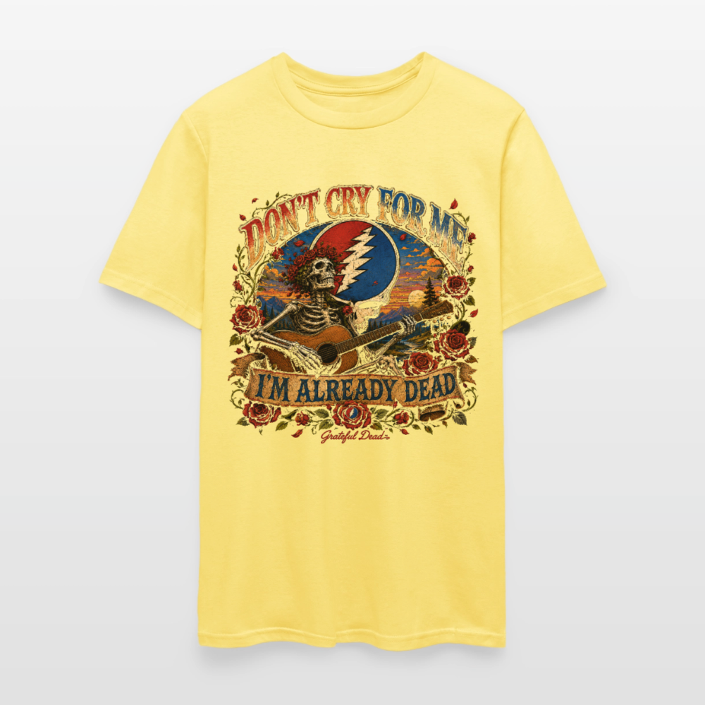 I'm Already Dead Tee - cornsilk