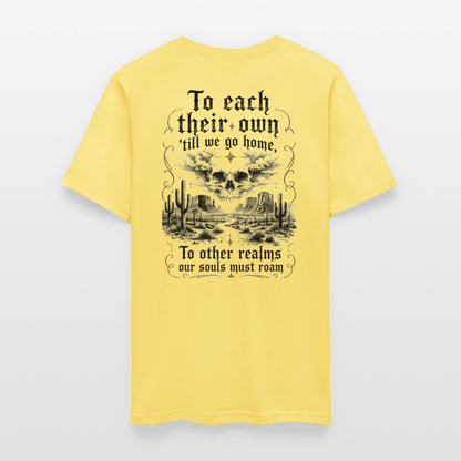 Turtles All the Way Down Tee - cornsilk