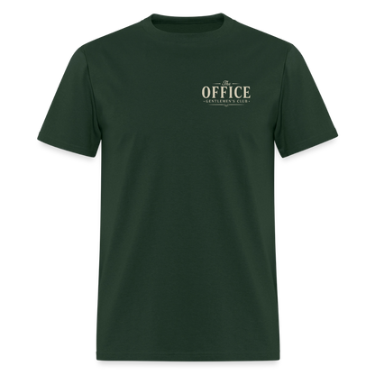 "The Office" Gentlemen's Club Tee - forest green