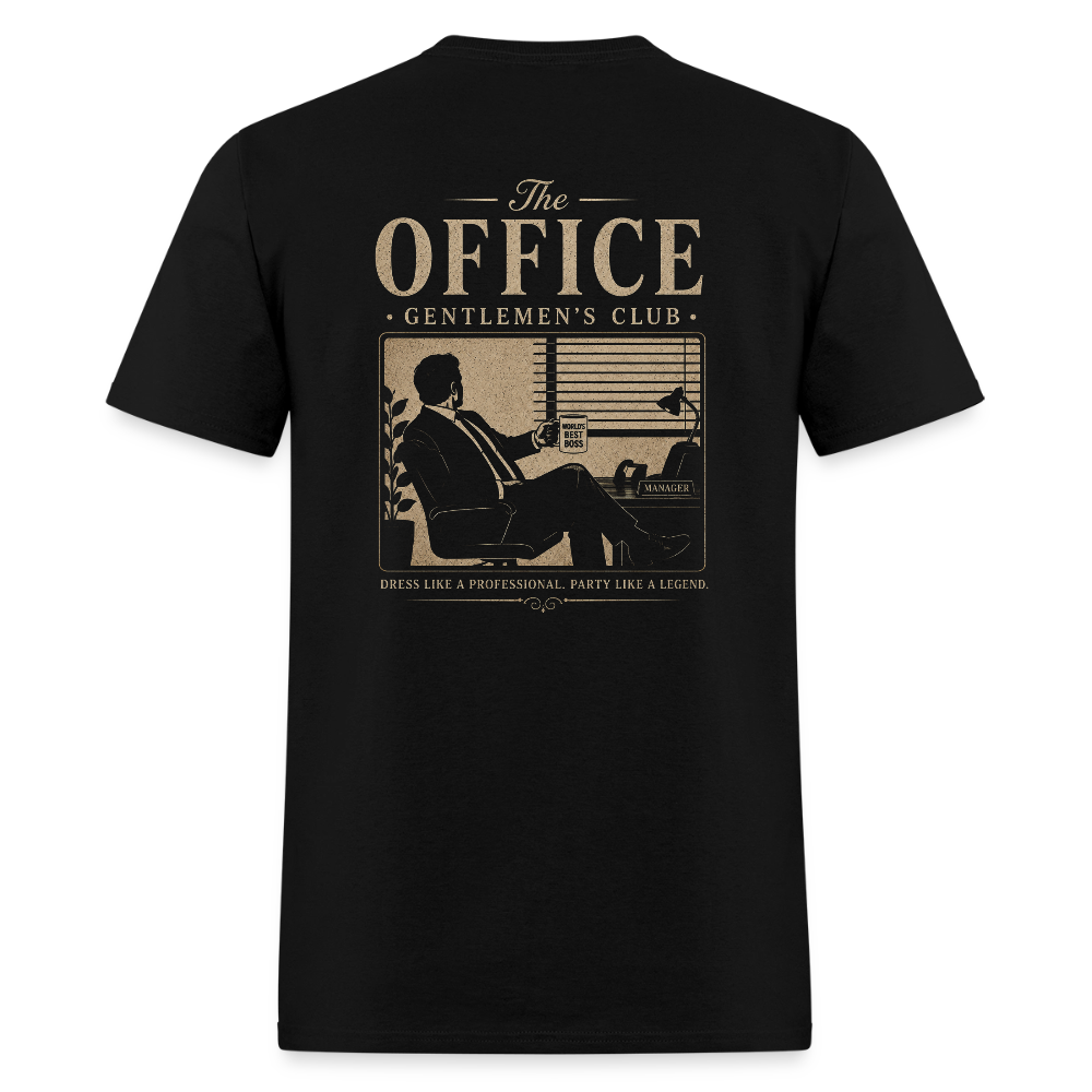 "The Office" Gentlemen's Club Tee - black