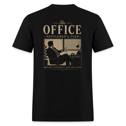 "The Office" Gentlemen's Club Tee - black