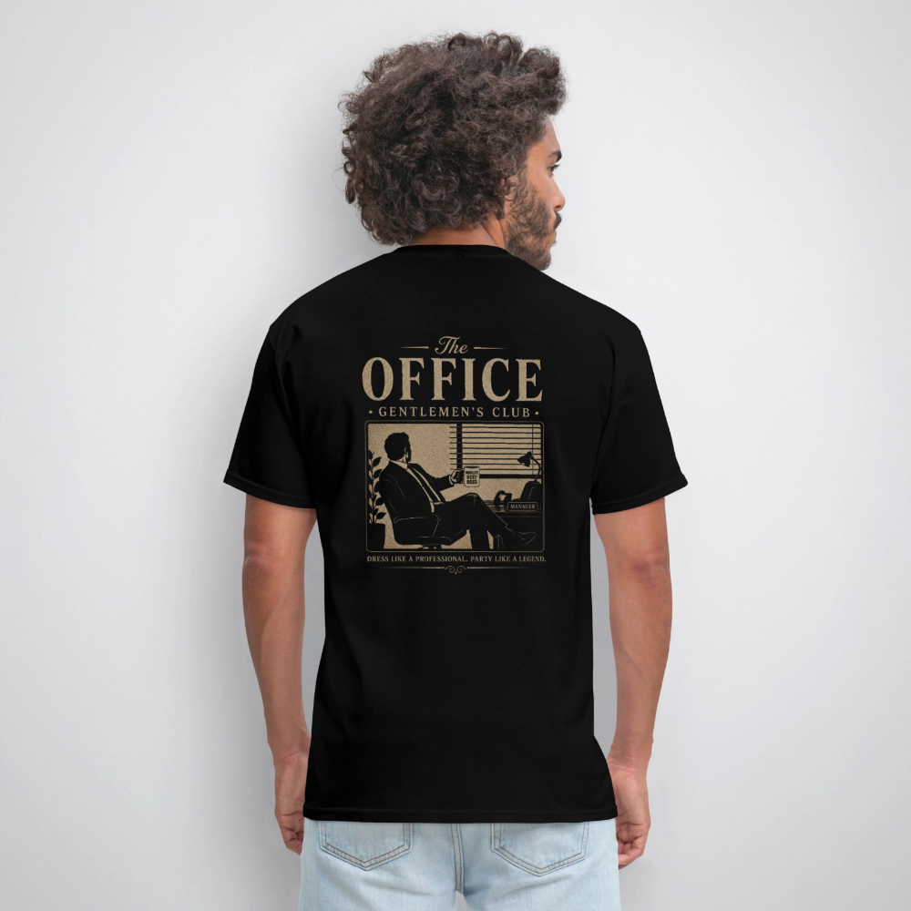 "The Office" Gentlemen's Club Tee - black
