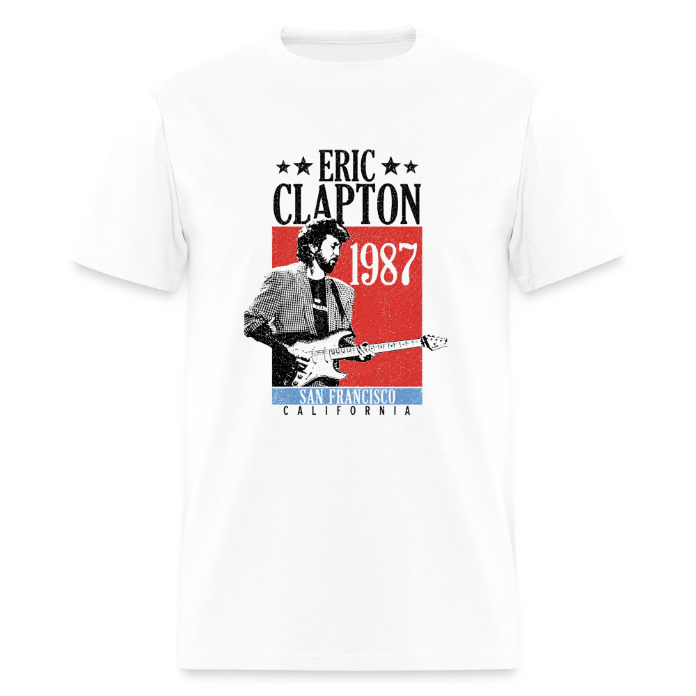 Clapton 1987 Tour Shirt - white