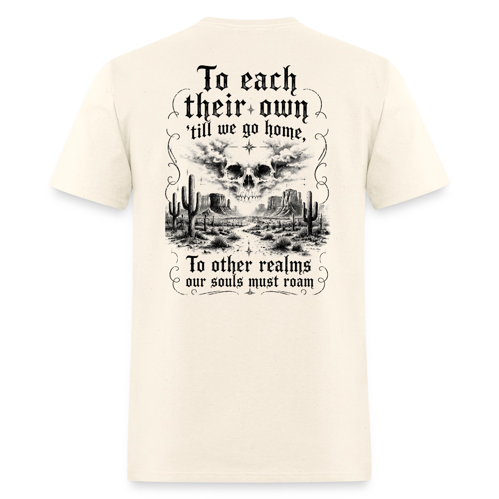 Turtles All the Way Down Tee - sweet cream heather