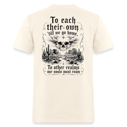 Turtles All the Way Down Tee - sweet cream heather